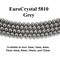 Grey EuroCrystal 5810 Round Pearls - 2mm, 3mm, 4mm, 5mm, 6mm, 8mm, 10mm, and 12mm - Strands - Made in Austria